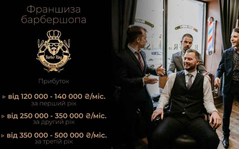 Барбершоп франшиза Barberking Барбершоп франшиза Barberking